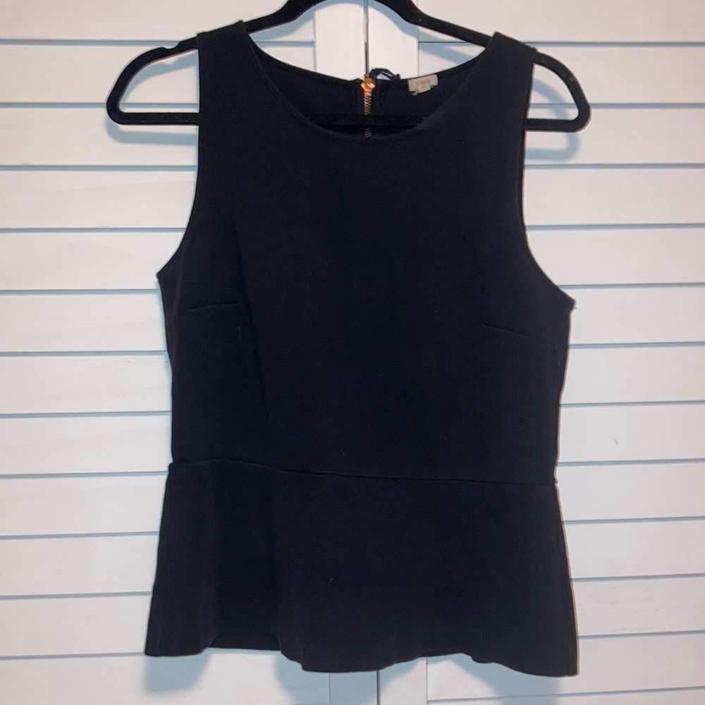 JCrew Peplum Top